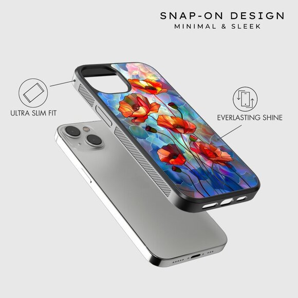 Floral Phone Cover – iPhone 16, 15 Pro, 14, Galaxy S25, S24, S24 Ultra, Pixel 9 - Picture 4 of 9